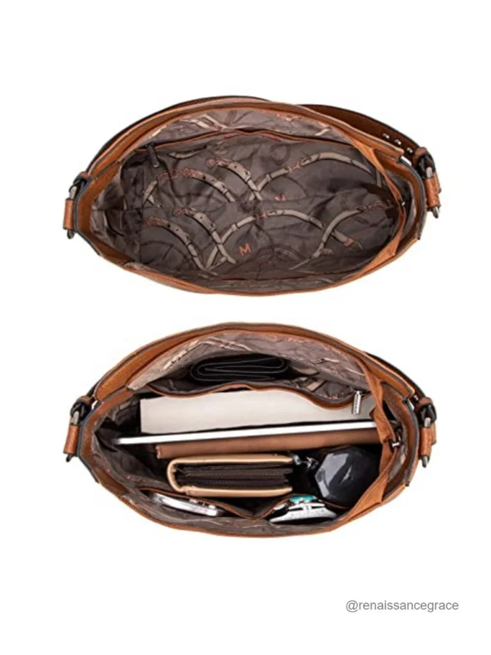 Vegan Leather Hobo Bag Top Handle Satchel Shoulder Purse Women Large Capacity